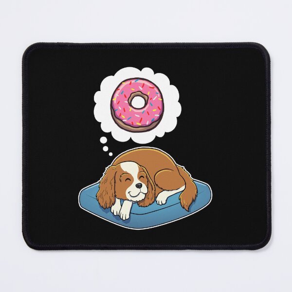 Artikelvorschau, Cavalier King Charles Spaniel träumt von Donuts entworfen und verkauft von DoggieDelights.
