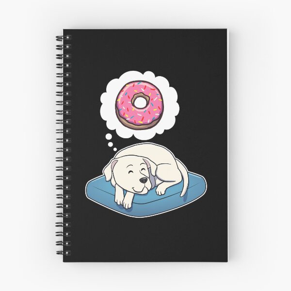 Item preview, Dogo Argentino dreaming about Donuts designed and sold by DoggieDelights.