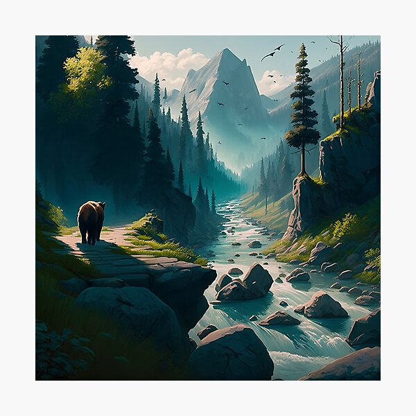 Item preview, Bears in the mountains designed and sold by dmnj66.