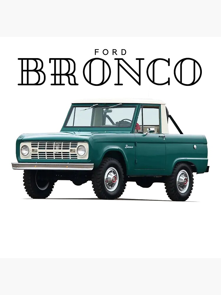 Disover Ford Bronco First Generation Canvas