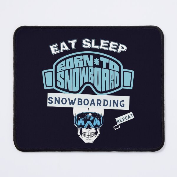 Item preview, Eat Sleep Snowboarding Repeat designed and sold by Alihassan-Art.