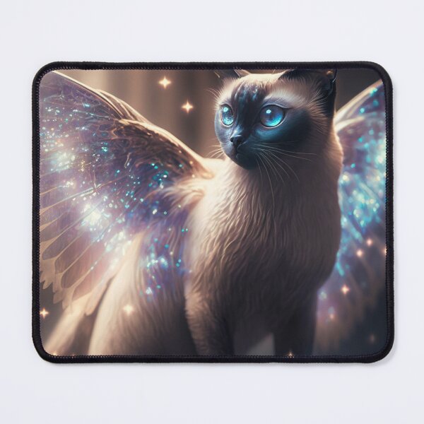 Item preview, Siamese Angel Fairy Cat 5 designed and sold by idreamaboutcats.