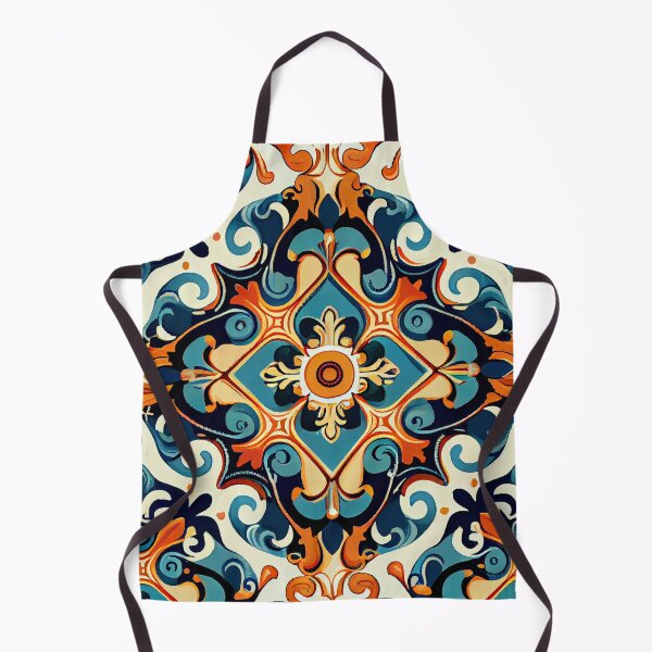 Artikelvorschau, Cool Classic New Mediterranean Pattern Digital Painting entworfen und verkauft von CodeAndColors.