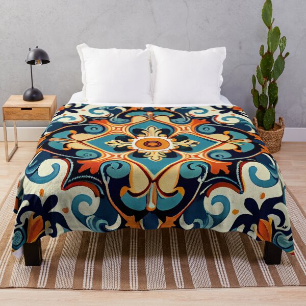 Item preview, Cool Classic New Mediterranean Pattern Digital Painting designed and sold by CodeAndColors.