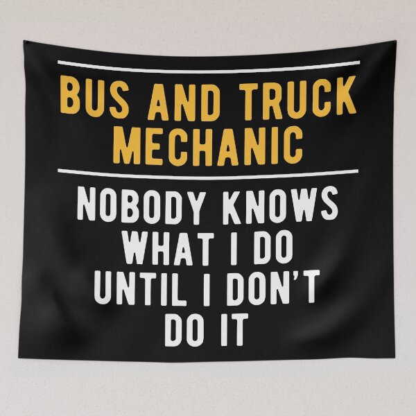 Item preview, Bus and Truck Mechanic Do designed and sold by NestaReign.