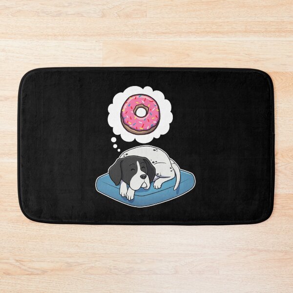 Item preview, English Pointer dreaming about Donuts designed and sold by DoggieDelights.