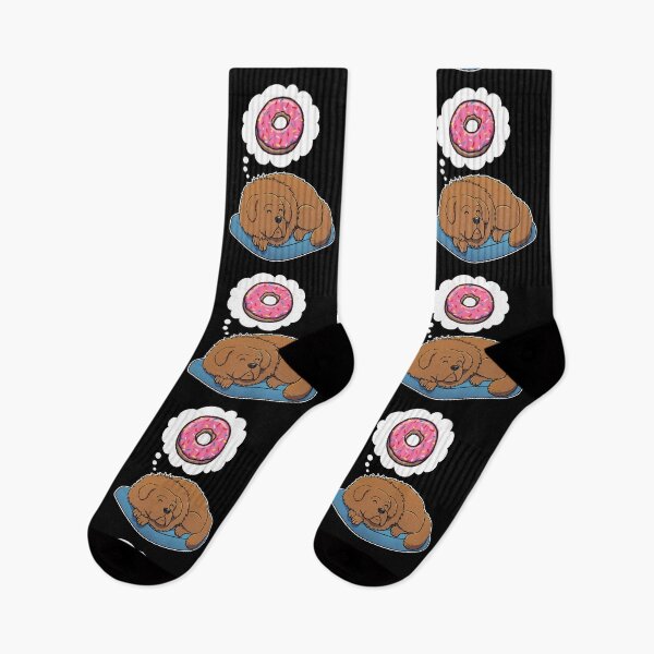 Item preview, Tibetan Mastiff dreaming about Donuts designed and sold by DoggieDelights.