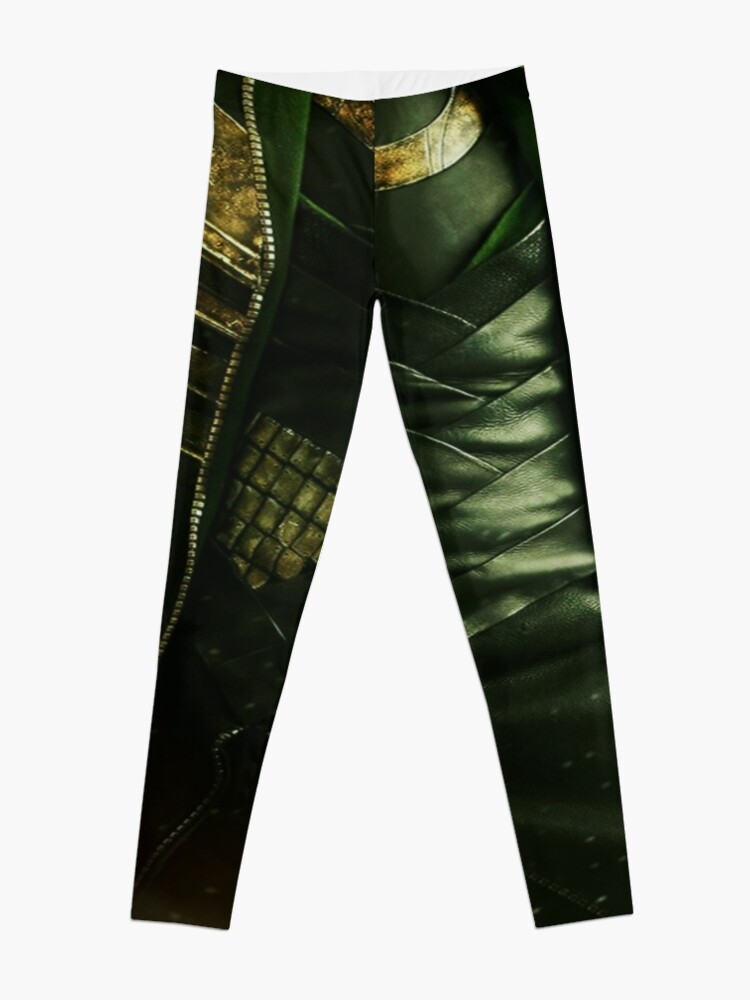 Alternate view of It's tricky, looking good in green Leggings
