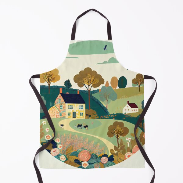 Aperçu de l'œuvre Cartoon Circular English Countryside Chic Pattern Digital Painting créée et vendue par CodeAndColors.