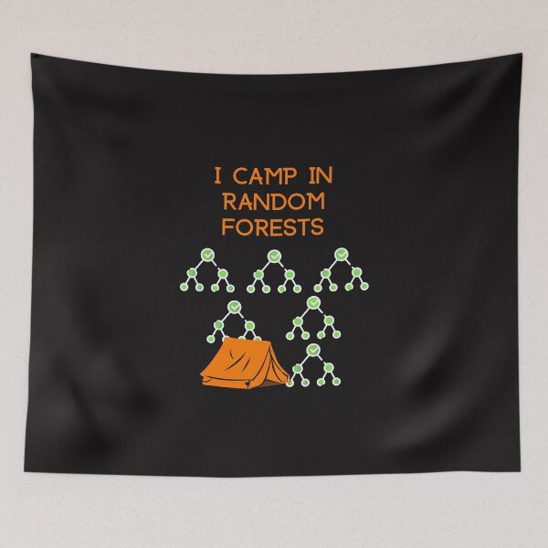 Item preview, I camp in Random Forests  designed and sold by t1n3333.