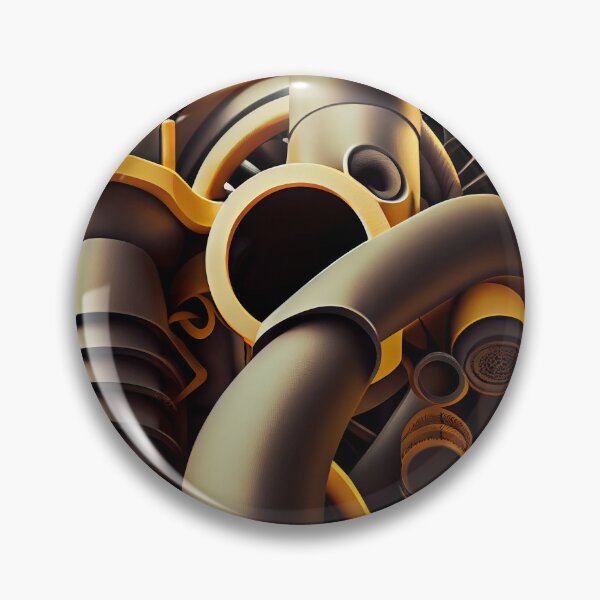 Artikelvorschau, Bold Smooth Industrial Pattern Digital Painting entworfen und verkauft von CodeAndColors.