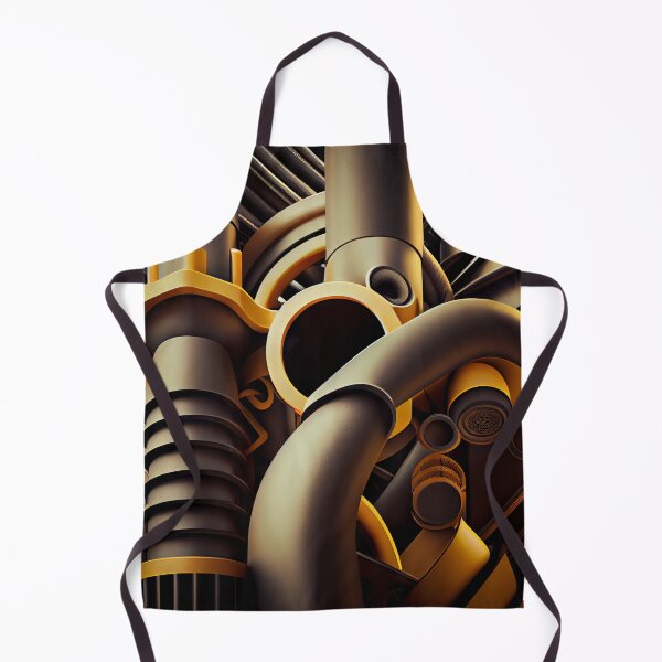 Item preview, Bold Smooth Industrial Pattern Digital Painting designed and sold by CodeAndColors.