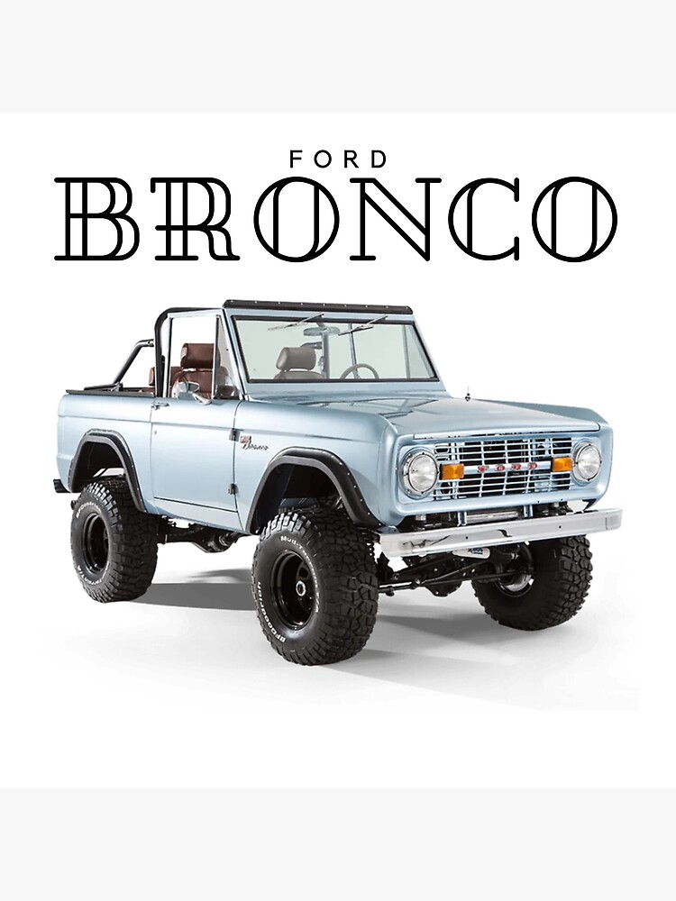 Discover Ford Bronco First Generation Canvas