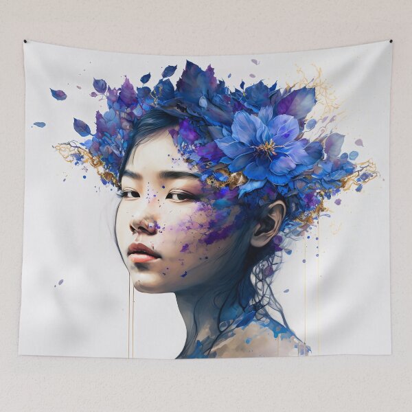 Item preview, Midori's flower dream designed and sold by EnjoyDigitalArt.