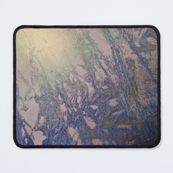 Item preview, Spray paint art blue planet texture designed and sold by WoodRocksArt.