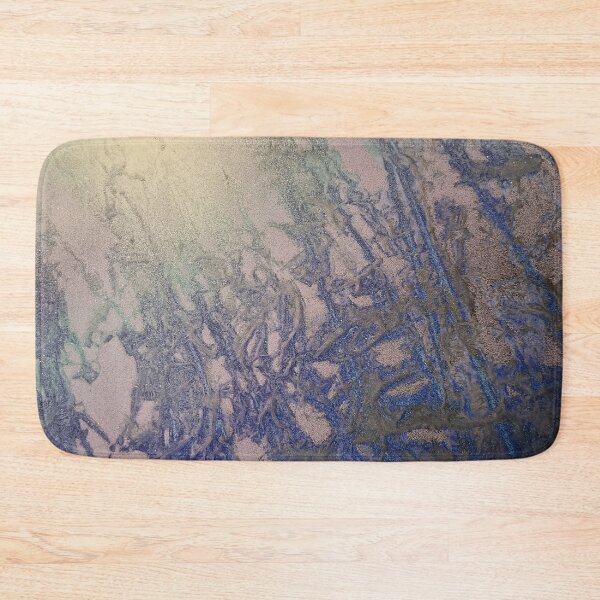 Item preview, Spray paint art blue planet texture designed and sold by WoodRocksArt.