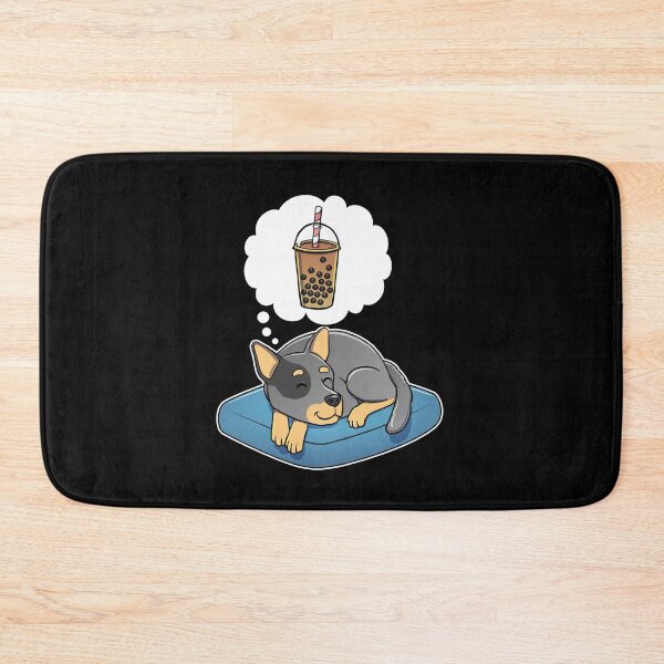 Item preview, Australian Cattle Dog dreaming about Bubble Tea designed and sold by DoggieDelights.
