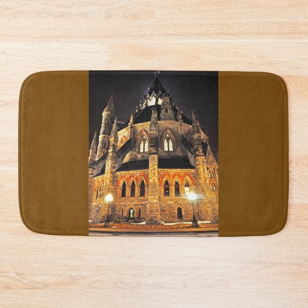 Item preview, A Chilly Night Outside The Canadian Parliamentary Library designed and sold by Brian Shaw.