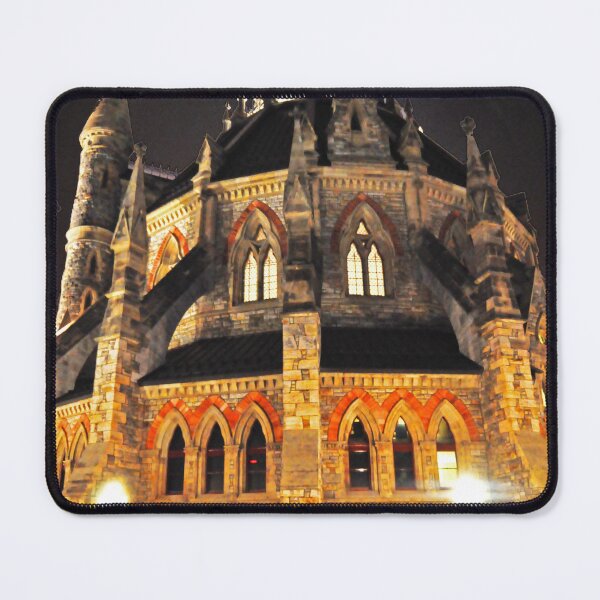 Item preview, A Chilly Night Outside The Canadian Parliamentary Library designed and sold by Brian Shaw.