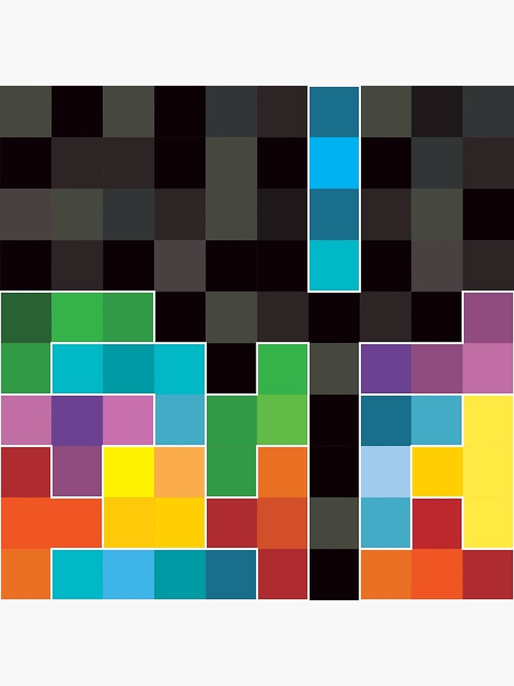 Mosaic 1494 - Tetris Mosaic by carlhuber