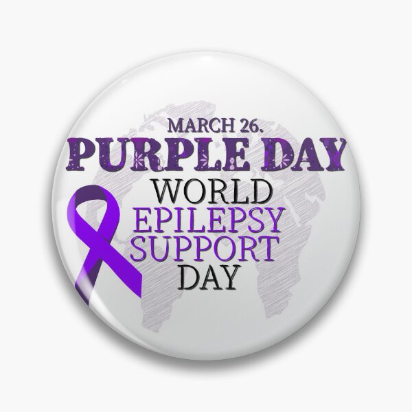 Item preview, Purple Day - March 26 - World Epilepsy Support Day designed and sold by MC Art Studio.