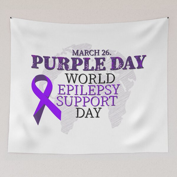 Item preview, Purple Day - March 26 - World Epilepsy Support Day designed and sold by MC Art Studio.