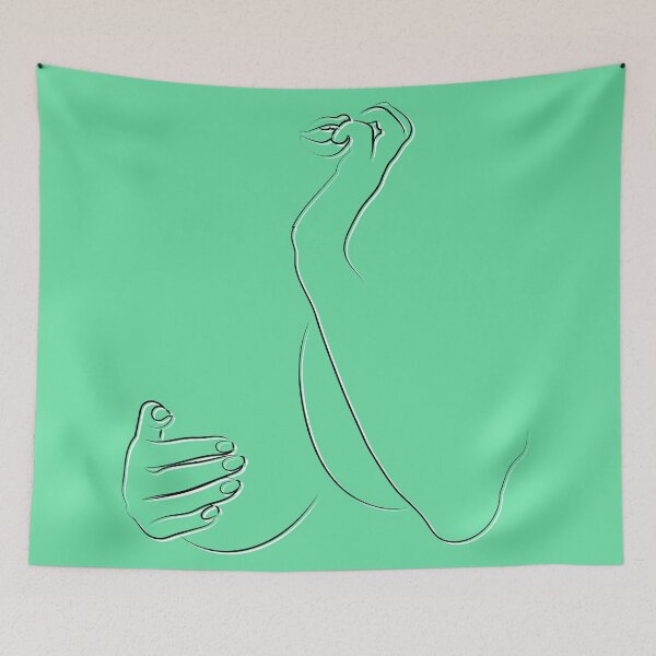 Item preview, The girl covers her chest with her hand.   designed and sold by Ihor Ivanov.