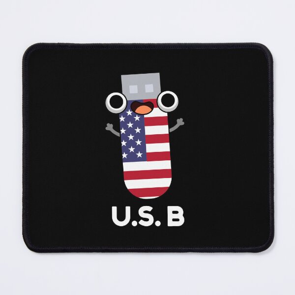 Item preview, US B Funny United States Puns (Dark BG) designed and sold by punnybone.