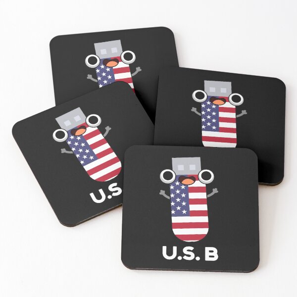 Item preview, US B Funny United States Puns (Dark BG) designed and sold by punnybone.