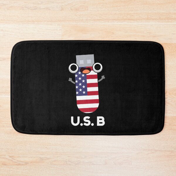 Item preview, US B Funny United States Puns (Dark BG) designed and sold by punnybone.