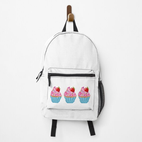 Item preview, Retro Pixel Strawberry Sprinkles Frosted Cupcakes designed and sold by 8BitTrip.