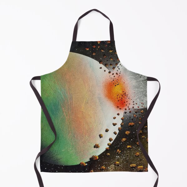 Item preview, Spray paint art exploding planet designed and sold by WoodRocksArt.