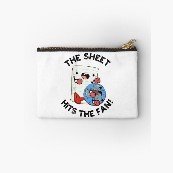 Item preview, The Sheet Hits The Fan Funny Phrase Puns  designed and sold by punnybone.