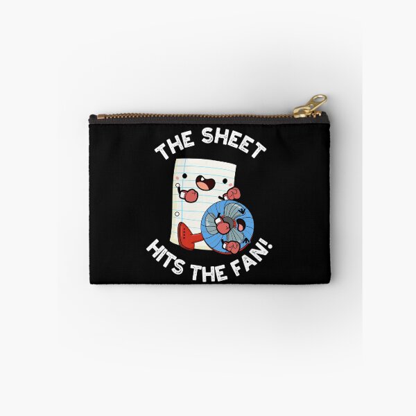 Item preview, The Sheet Hits The Fan Funny Phrase Puns (Dark BG) designed and sold by punnybone.