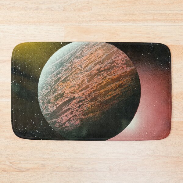 Item preview, Spray paint art red planet designed and sold by WoodRocksArt.