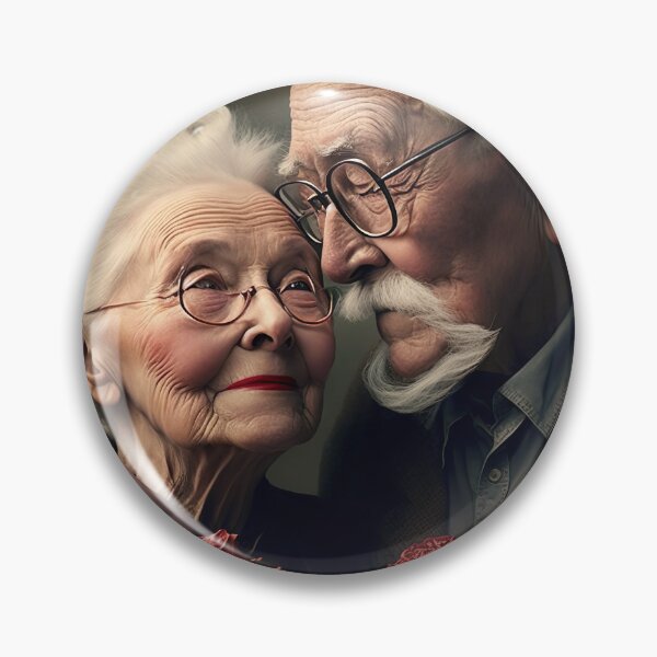 Item preview, Elderly people in love designed and sold by AIEngine.