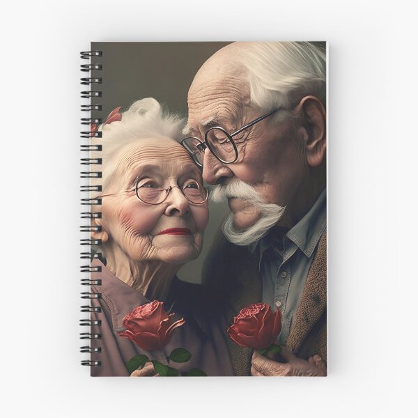 Item preview, Elderly people in love designed and sold by AIEngine.