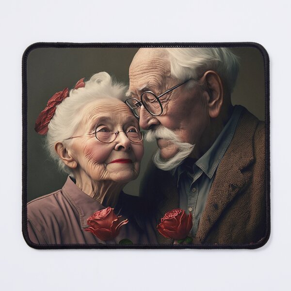 Item preview, Elderly people in love designed and sold by AIEngine.