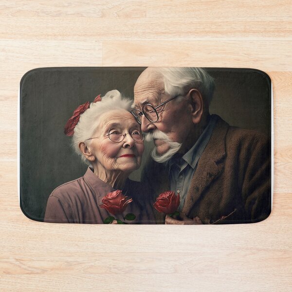 Item preview, Elderly people in love designed and sold by AIEngine.