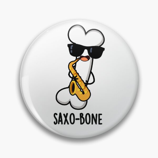 Item preview, Saxo-bone Funny Bone Music Puns  designed and sold by punnybone.