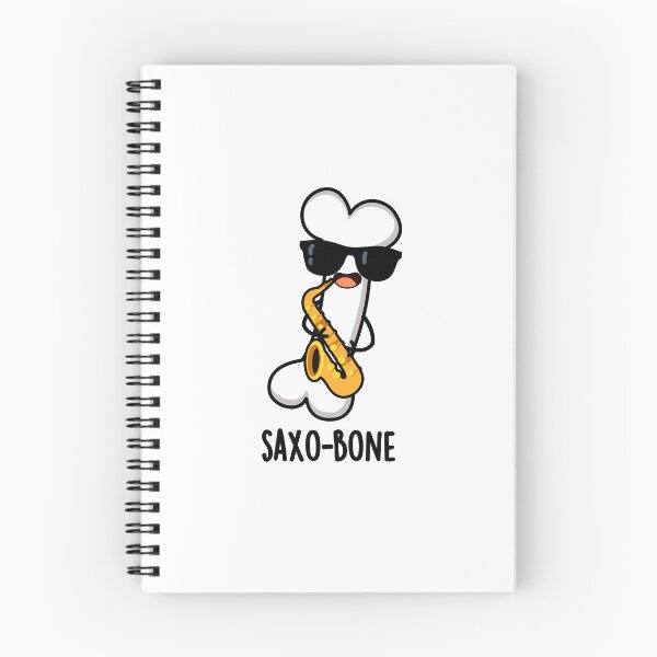 Item preview, Saxo-bone Funny Bone Music Puns  designed and sold by punnybone.