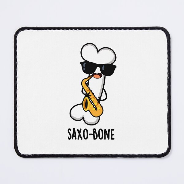 Item preview, Saxo-bone Funny Bone Music Puns designed and sold by punnybone.