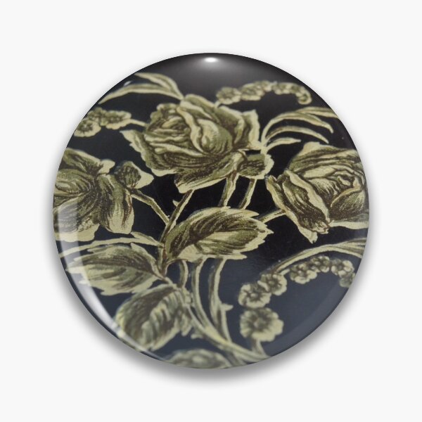 Item preview, Art Nouveau rose painted in gold designed and sold by susannvoelske.