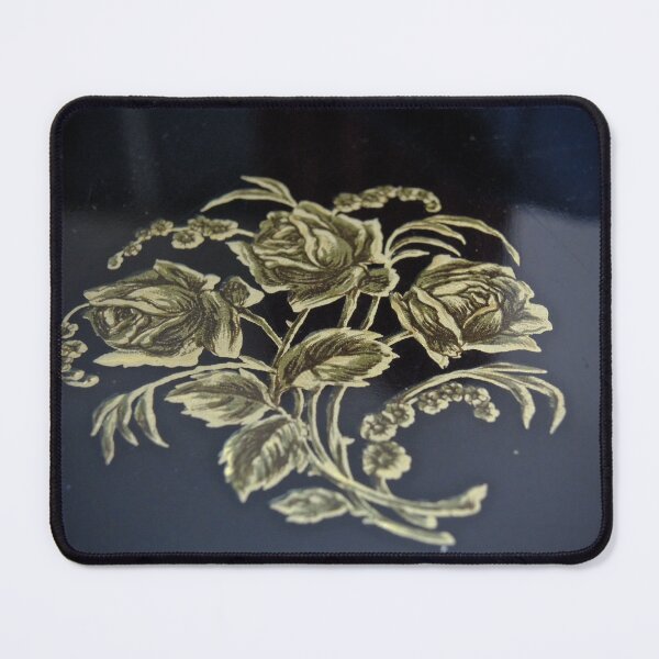 Item preview, Art Nouveau rose painted in gold designed and sold by susannvoelske.