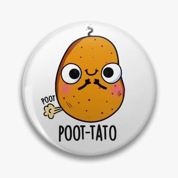 Item preview, Poot-tato Funny Farting Potato Puns  designed and sold by punnybone.