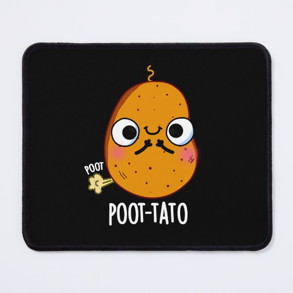Item preview, Poot-tato Funny Farting Potato Puns (Dark BG) designed and sold by punnybone.