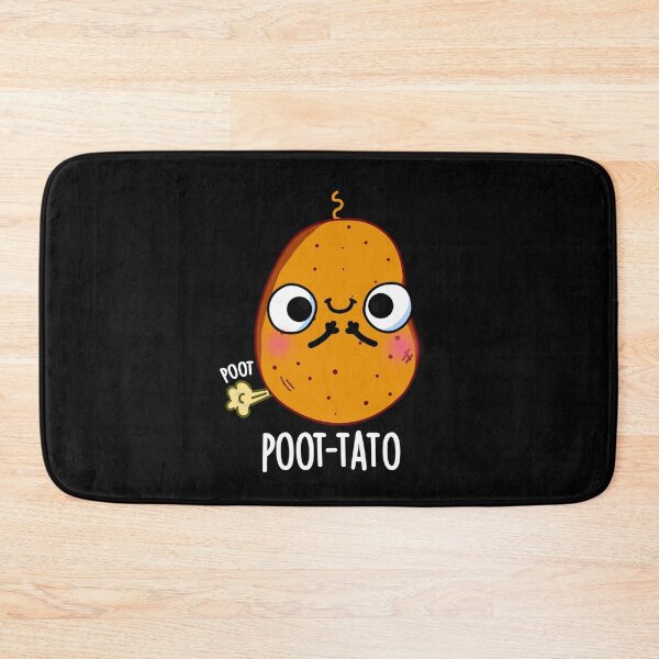 Item preview, Poot-tato Funny Farting Potato Puns (Dark BG) designed and sold by punnybone.