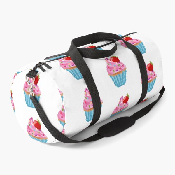 Item preview, Retro Pixel Strawberry Sprinkles  Cupcake designed and sold by 8BitTrip.