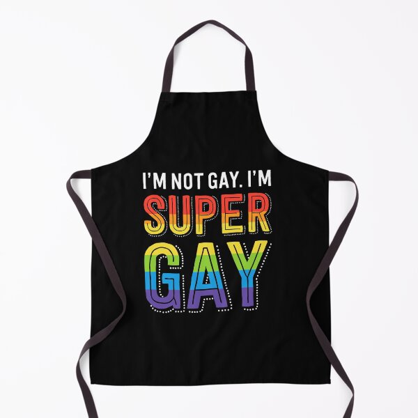 Item preview, I'm Not Gay I'm Super Gay LGBTQIA Pride Flag designed and sold by QueenOfPrint.