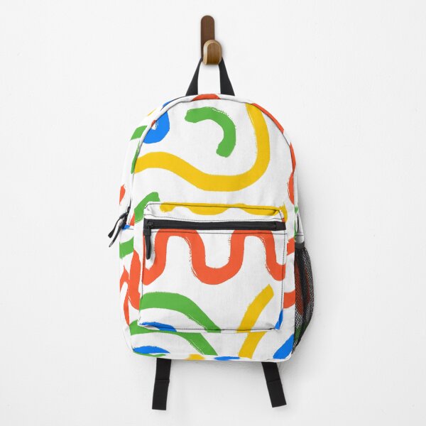 Item preview, Colorful Squiggly Lines Abstract patterns,minimal,simple,minimalist, designed and sold by Tamas Das.